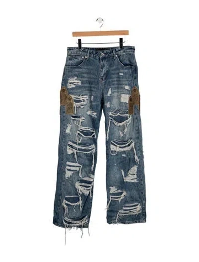 Pre-owned Who Decides War Relaxed Fit Jeans In Blue