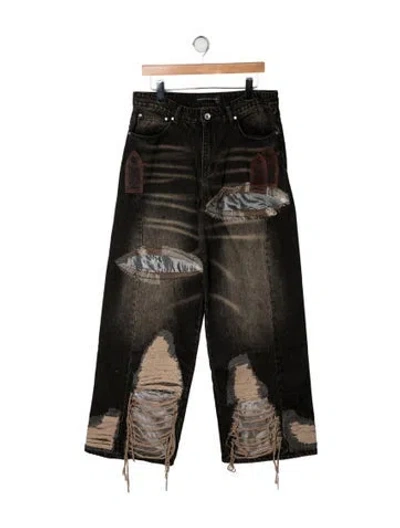 Pre-owned Who Decides War Relaxed Fit Jeans In Gold