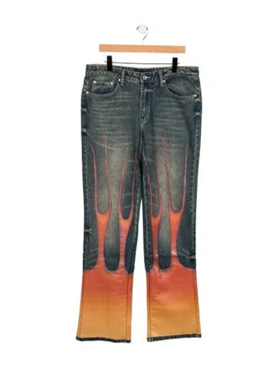 Pre-owned Who Decides War Relaxed Fit Jeans W/ Tags In Blue
