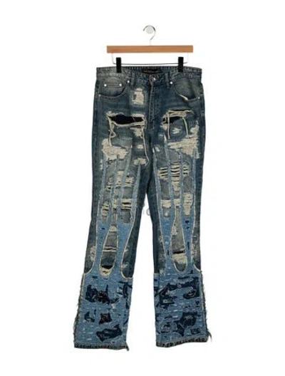 Pre-owned Who Decides War Relaxed Fit Jeans W/ Tags In Blue