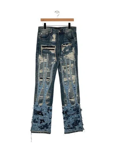 Pre-owned Who Decides War Relaxed Fit Jeans W/ Tags In Blue