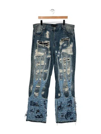 Pre-owned Who Decides War Relaxed Fit Jeans W/ Tags In Multicolor