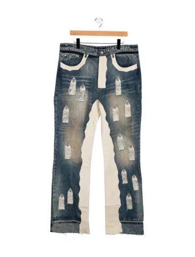 Pre-owned Who Decides War Relaxed Fit Jeans W/ Tags In Multicolor