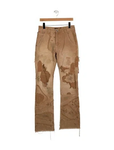 Pre-owned Who Decides War Relaxed Fit Jeans W/ Tags In Neutrals