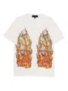 Who Decides War Ssense Exclusive White Flame Glass T-shirt In White