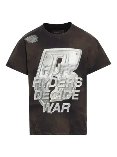 Who Decides War Ruff Ryders T-shirt In Black