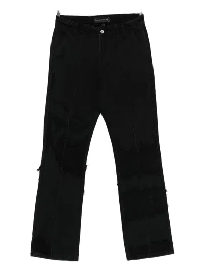 Who Decides War Ruin Distressed Jeans In Black