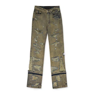Who Decides War Rust Gnarly Straight-fit Jeans In Green