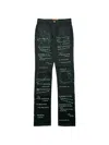 Who Decides War Scripture Bootcut Jeans In Black