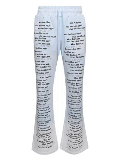 WHO DECIDES WAR SCRIPTURE TRACK PANTS