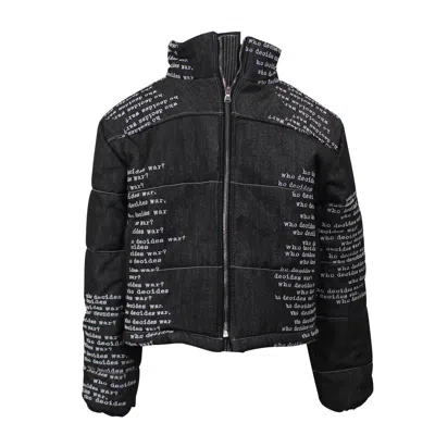 Who Decides War Signature Scripture Puffer - Black In Multi