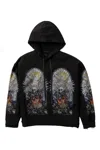 Who Decides War Skull Hooded Pullover In Black