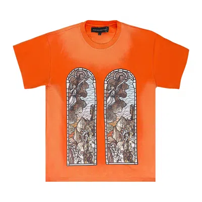 Pre-owned Who Decides War Skull T-shirt 'orange' | Men's Size L