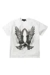 Who Decides War White Soaring Window Short Sleeve T-shirt In Cloud