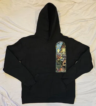 Pre-owned Who Decides War Stained Glass Hoodie Black'