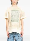 Who Decides War Stamp-print T-shirt In Neutral