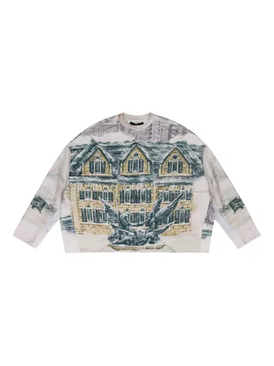 Who Decides War Statue Long-sleeve T-shirt In Multi