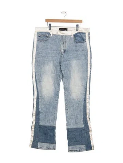 Pre-owned Who Decides War Straight-leg Jeans In Blue