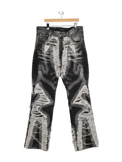 Pre-owned Who Decides War Straight-leg Jeans In Multi