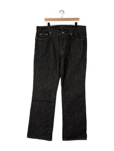 Pre-owned Who Decides War Straight-leg Jeans W/ Tags In Black