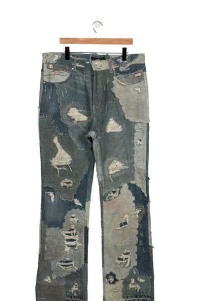 Pre-owned Who Decides War Straight-leg Jeans W/ Tags In Blue