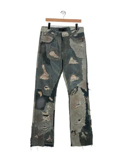 Pre-owned Who Decides War Straight-leg Jeans W/ Tags In Multicolor