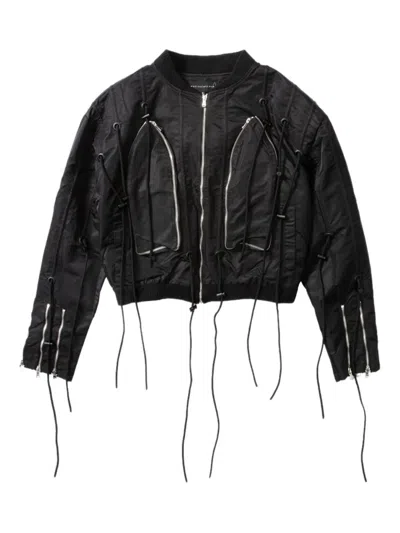 Who Decides War String Theory Bomber Jacket In Black