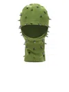 Who Decides War Green Studded Face Mask Baseball Cap In Green