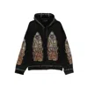 Who Decides War Stud-detail Graphic-print Hoodie In Black