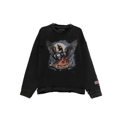 WHO DECIDES WAR SWEATERS BLACK