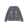 Who Decides War Indigo Apparent Crewneck Sweatshirt In Blue
