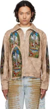 Who Decides War Tan Eden Trucker Jacket In Tan