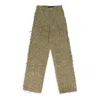 Who Decides War Tan Husk Wide Leg Pants In Brown