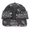Who Decides War Thorned Baseball Cap In Black