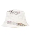 Who Decides War Tweed Patchwork Bucket Hat In Metallic