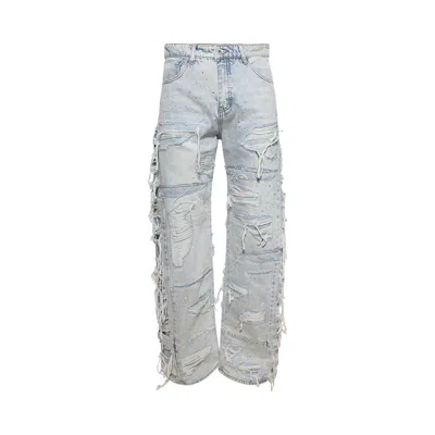 Pre-owned Who Decides War Ultra Flare Distressed Denim 'sky' | Blue | Men's Size 38