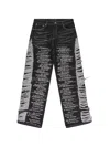 Who Decides War Ultra Flare Scripture Distressed Jeans In Multi