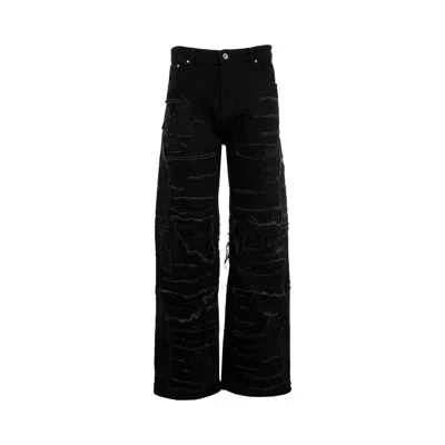 Pre-owned Who Decides War Ultra Flare Windowed Denim 'coal' In Gray