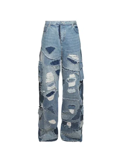 Who Decides War Unearthed Cargo Jeans In Blue