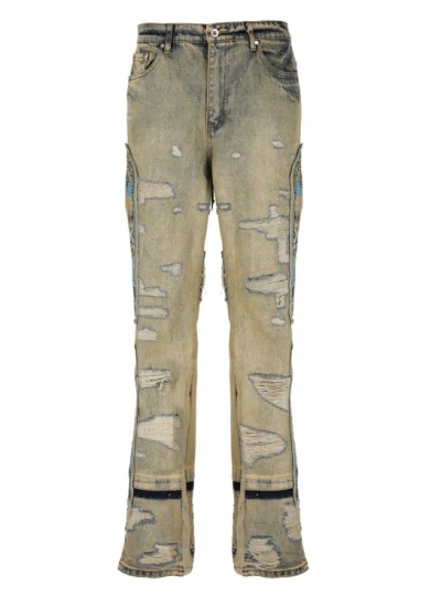 Who Decides War Unfurled Cotton Jeans In Neutrals