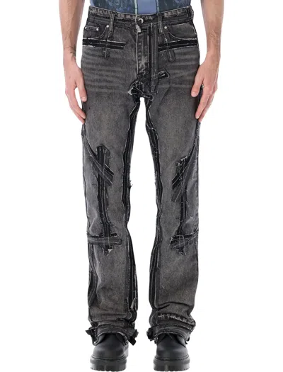 Who Decides War Unisex Mini Jeans For All Seasons In Coal