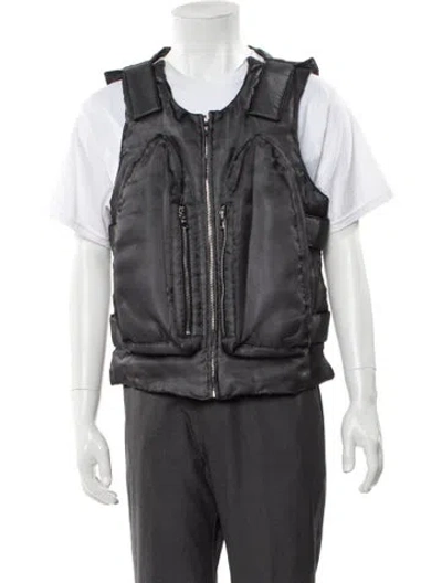 Pre-owned Who Decides War Vest W/ Tags In Gray