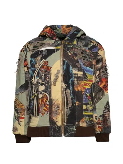 Who Decides War Vintage Zip-up Jacket In Multi