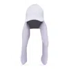 Who Decides War Violet Messenger Baseball Cap In White