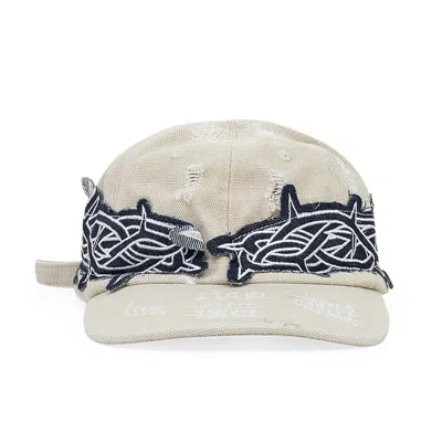 Who Decides War White Crown Of Thorns Baseball Cap