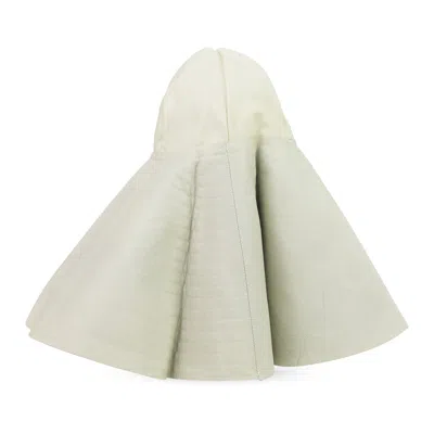 Who Decides War White Leather Sunhat Baseball Cap In Gray