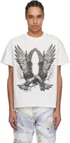 Who Decides War White Soaring Window Short Sleeve T-shirt In Cloud