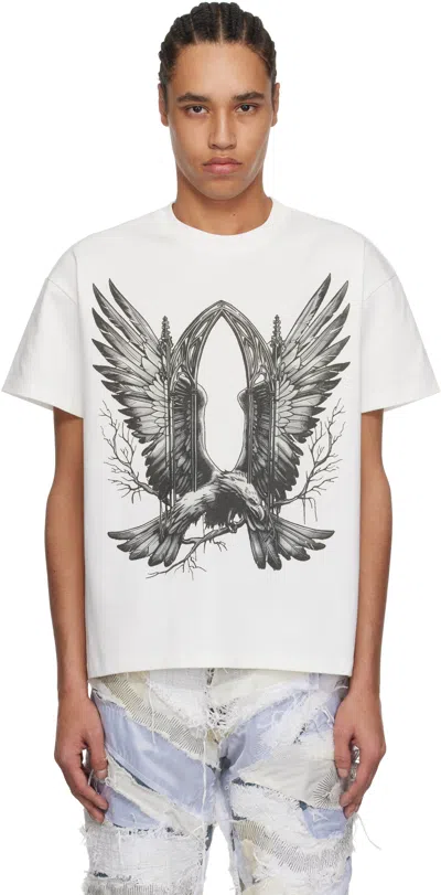 Who Decides War White Soaring Window Short Sleeve T-shirt In Multicolor
