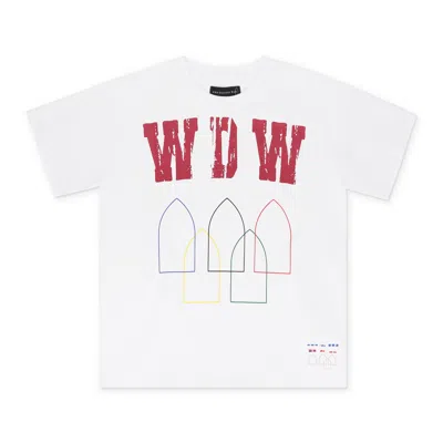 Who Decides War White Training Short Sleeve T-shirt