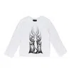 Who Decides War Winged Gradient T-shirt In White